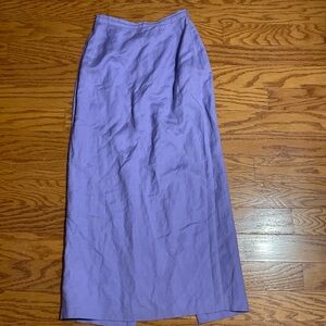 Donna Morgan Vintage Purple Maxi Skirt